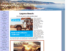 Tablet Screenshot of laguna-beach-info.com